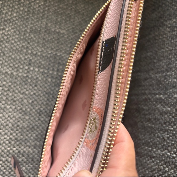 Kate Spade Pink Champagne Print Wristlet - Picture 2 of 6